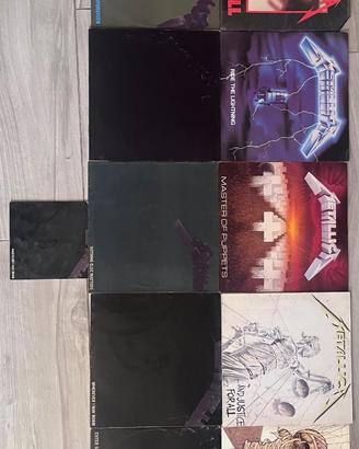 Collezione di vinili dei METALLICA