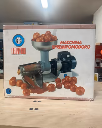 Passa pomodoro elettrico professionale Leonardi