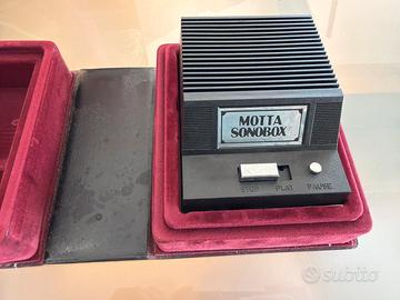 Motta Sonobox Vintage Registratore Cofanetto