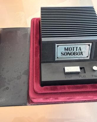 Motta Sonobox Vintage Registratore Cofanetto