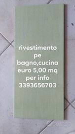 Stok di rivestimenti lucido per cucine,bagni,labor