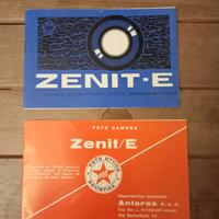 libretti vintage  fotocamera Zenit E 