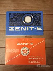 libretti vintage  fotocamera Zenit E 