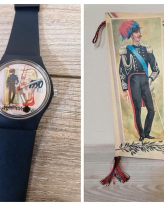 OROLOGIO E CALENDARIO STORICO CARABINIERI 1990