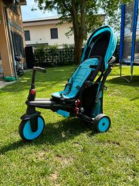 Smart trike st3 ripiegabile 6 in 1- blu
