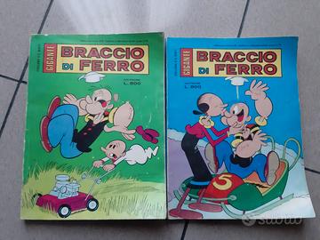 N. 2 fumetti Braccio di Ferro Gigante 1977/1978