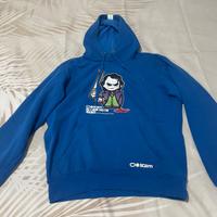 felpa scam halloween taglia M colore blu elettrico