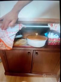 mobiletto marrone doppia anta 