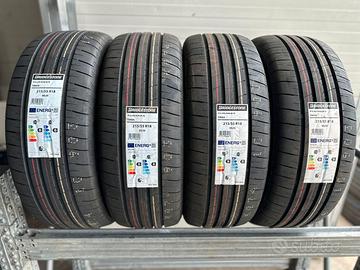 4 PNEUMATICI NUOVI BRIDGESTONE  ESTIVE 215 55 R18