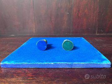 Tris in Ceramica Dipinta a Mano_Gioco Artigianale