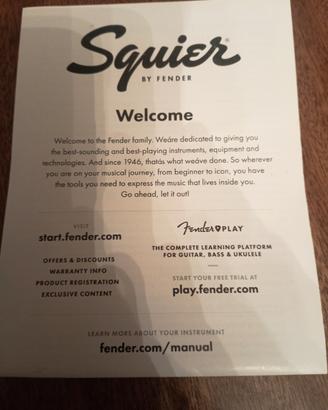 Chitarra elettrica Fender Squier
