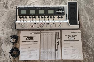 Zoom G5 pedaliera multieffetto chitarra come nuovo