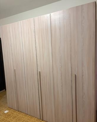 Armadio 6 ante rovere