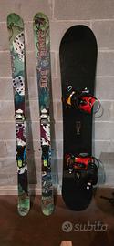 sci e snowboard 