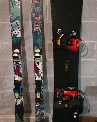 sci e snowboard 