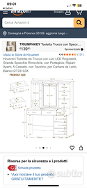 Dresser table tavolo da trucco