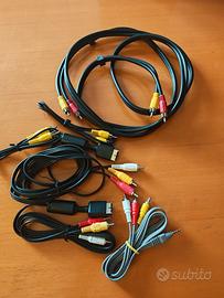set 6 cavi audio/video analogici inclusi PlayStati