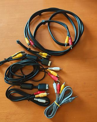 set 6 cavi audio/video analogici inclusi PlayStati