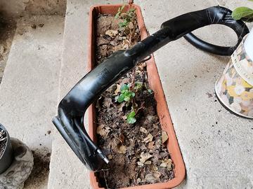 manubrio bici in carbonio areo