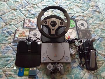 play station 1 con accessori 