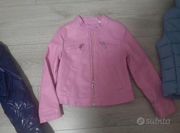 Giubbotti per bambina piumino pelle e smanicato