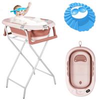 Bagno pieghevole per bambini con supporto