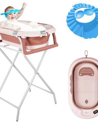 Bagno pieghevole per bambini con supporto