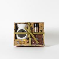 Set con diffusore di calore profumato con candele