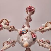 lampadari stile ceramica Capodimonte 