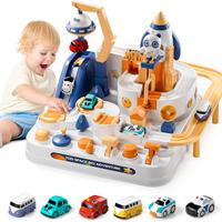 Pista Macchinine Giochi Bambini con 6 Auto Giocatt