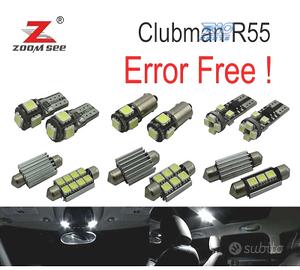 KIT 17 LAMPADE LED INTERNE MINI COOPER CLUBMAN R55