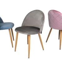 Sedia imbottita in velluto mod. Sophie