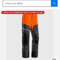 Pantaloni antitaglio Husqvarna classic