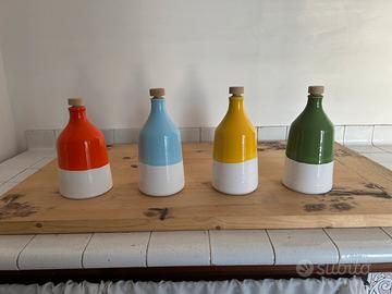 Oliera artigianale ceramica pugliese