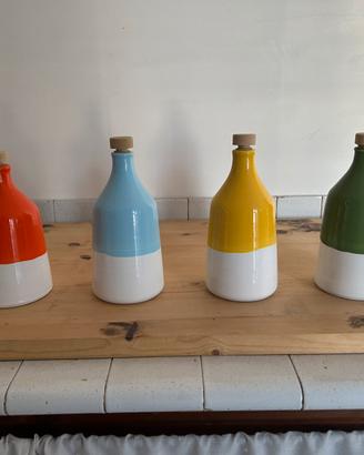 Oliera artigianale ceramica pugliese