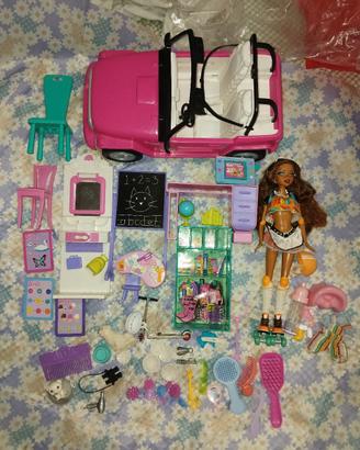 Lotto Barbie più auto e accessori(PRENOTATO)