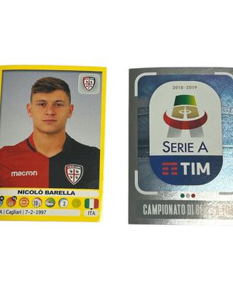 Nicolò barella 77 cagliari+ logo tim 2018/2019