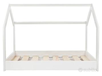 Letto montessoriano bianco + materasso