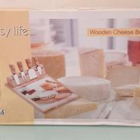 Set Tagliere Coltelli Formaggio Easy Life Nuovo