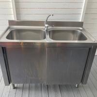 Lavabo/ Lavello doppio  120x70x85H