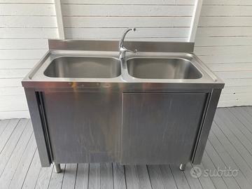 Lavabo/ Lavello doppio  120x70x85H