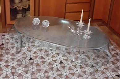Tavolino Fazzoletto in Cristallo