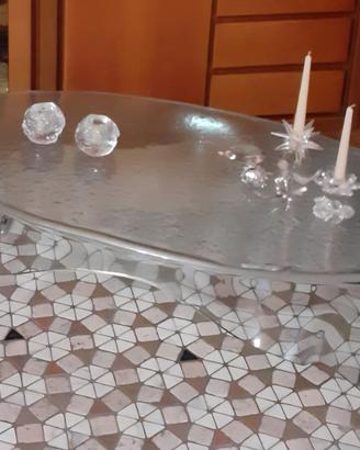 Tavolino Fazzoletto in Cristallo
