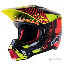 Alpinestars S-M5 Solar Flare Casco Motocross