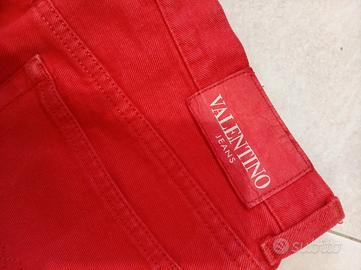 jeans Valentino rosso taglia W36