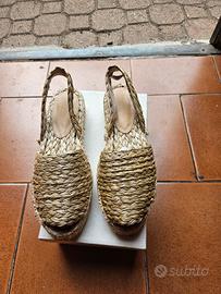 Espadrillas platform in rafia Balearmania Ibiza