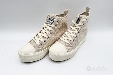Sneakers alte nuove 39 beige