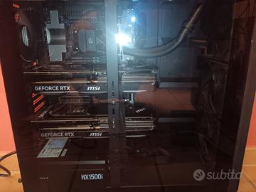 WORKSTATION x2 4090, threadripper, 256 gb ddr5 ram