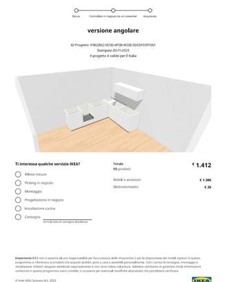 Cucina angolare ikea VOXTORP