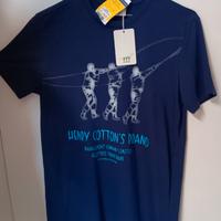 T-shirt blu Henry Cotton's misura M